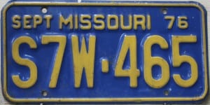 S7W 465 - Missouri - 1976