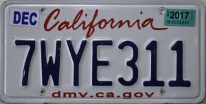 7WYE311 - California -2017