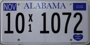 10 X1 1072 - Alabama