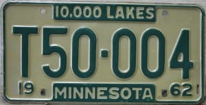 T50 004 Pair - Minnesota - 1962