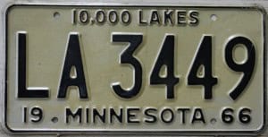 LA 3449 - Minnesota -1966