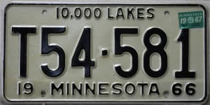 T54 581 Pair - Minnesota - 1967