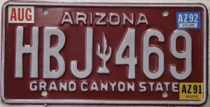 HBJ 469 - Arizona - 1992