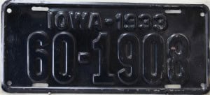 60 1908 - Iowa - 1933