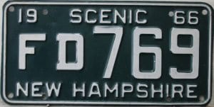 FD 769 Pair - New Hampshire - 1966