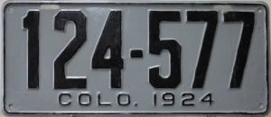 124 577 - Colorado - 1924