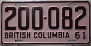 200 082 - British Columbia - 1961