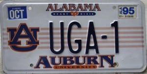 UGA 1 - Alabama - 1995