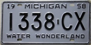 1338 CX - Michigan - 1958