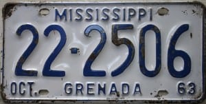 22 2506 - Mississippi - 1963