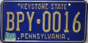 BPY 0016 - Pennsylvania - 2001