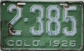 2 385 - Colorado - 1926