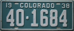 40 J684 Pair - Colorado - 1938