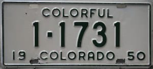1 1731 - Colorado - 1950