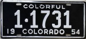 1 1731 - Colorado - 1954