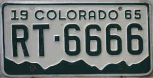 RT 6666 - Colorado - 1965