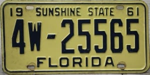 4W 25565 - Florida - 1961