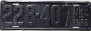 228 407 - Oregon - 1926