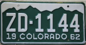 ZD 1144 Pair - Colorado - 1962