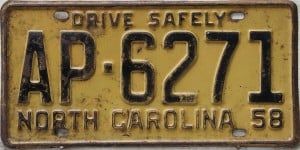 AP 6271 - North Carolina - 1958