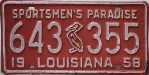 643 355 - Louisiana - 1958