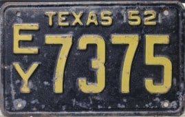 EY 7375 - Texas - 1952