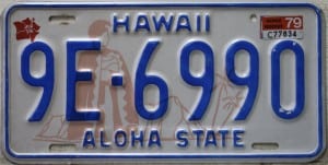 9E 6990 - Hawaii - 1979