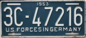 3C 47216 - US Forces Germany - 1953
