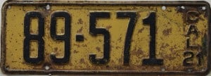 89 571 - California - 1921