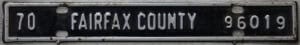 Fairfax County 96019 - Virginia - 1970