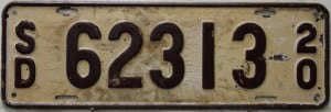 62313 Pair - South Dakota - 1920
