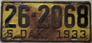 26 2668 Pair - South Dakota - 1933