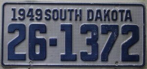 26 1372 Pair - South Dakota - 1949