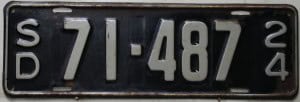 71 487 Pair - South Dakota - 1924