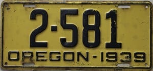 2 581 Pair - Oregon - 1939