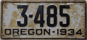 3 485 Pair - Oregon - 1934
