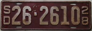 26 2610 Pair - South Dakota - 1928