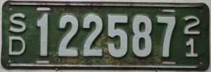122587 Pair - South Dakota - 1921